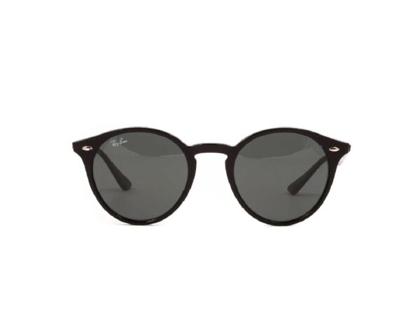 Lunettes de soleil ronde acétate noire verres verts